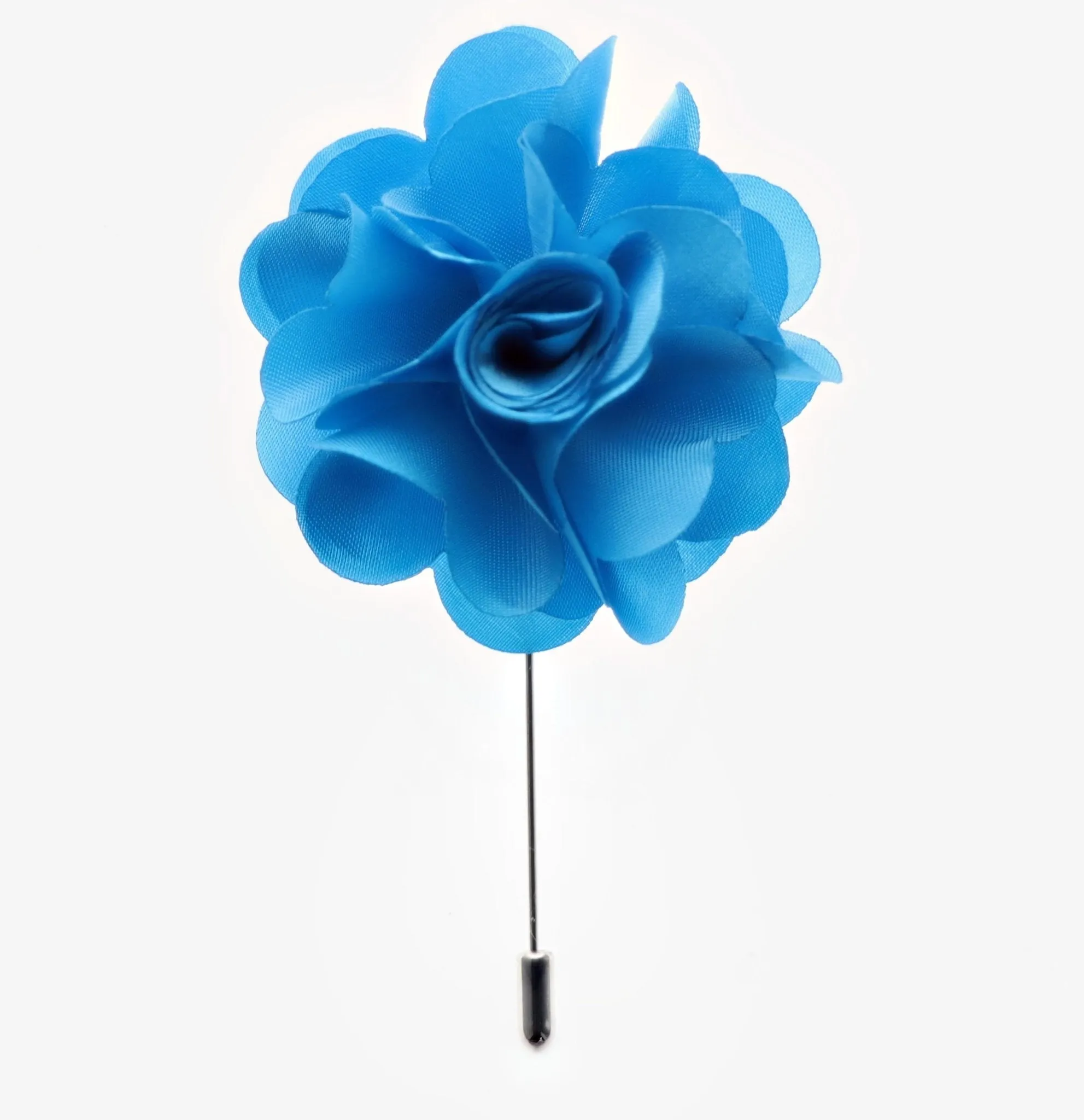 Vittorio Vico Unisex Satin Stick Flower Lapel Pin