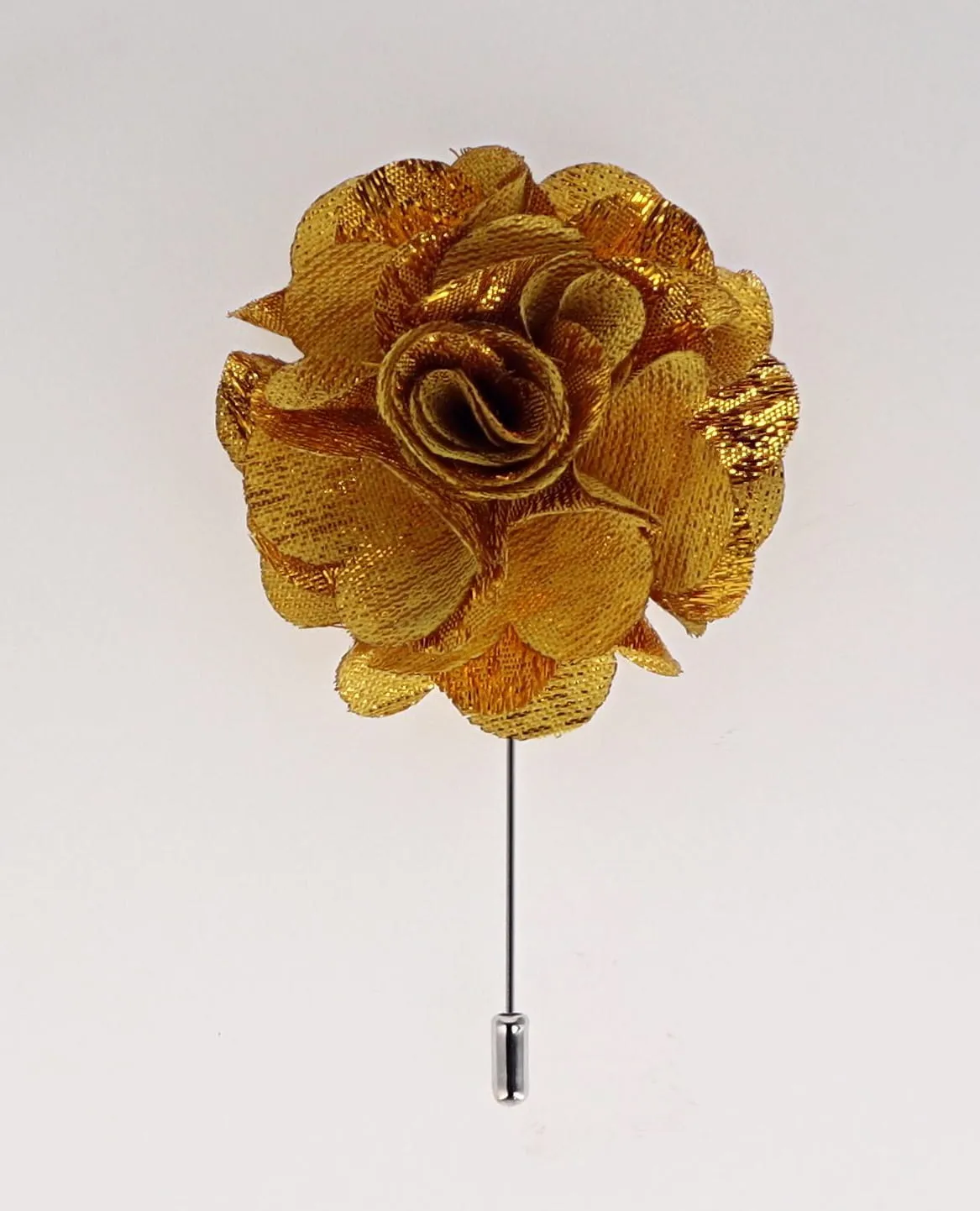 Vittorio Vico Unisex Satin Stick Flower Lapel Pin