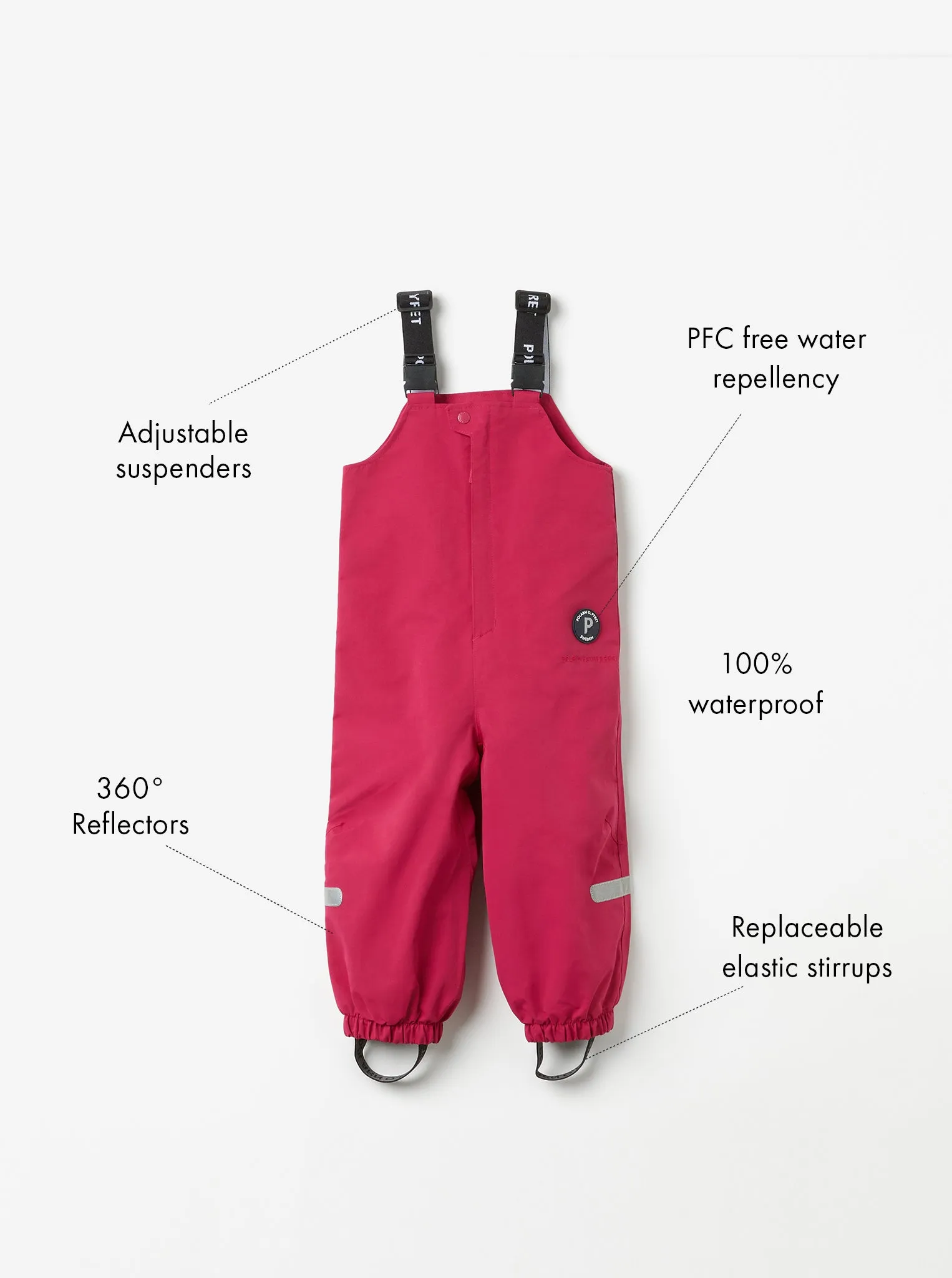 Waterproof Baby & Kids Shell Dungarees