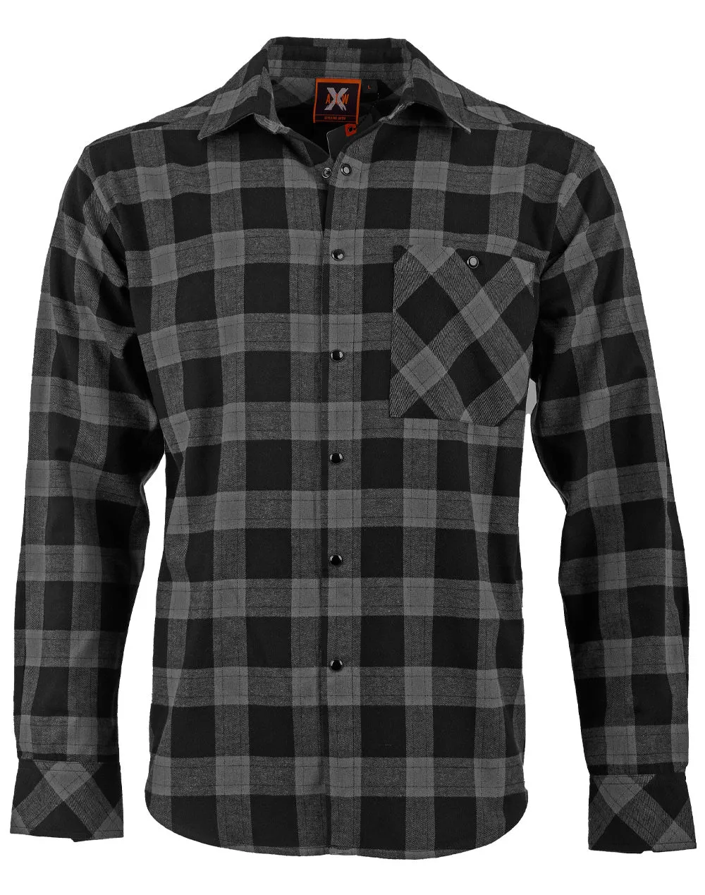 Winning Spirit Unisex Classic Flannel Plaid LS Shirt (WT11)