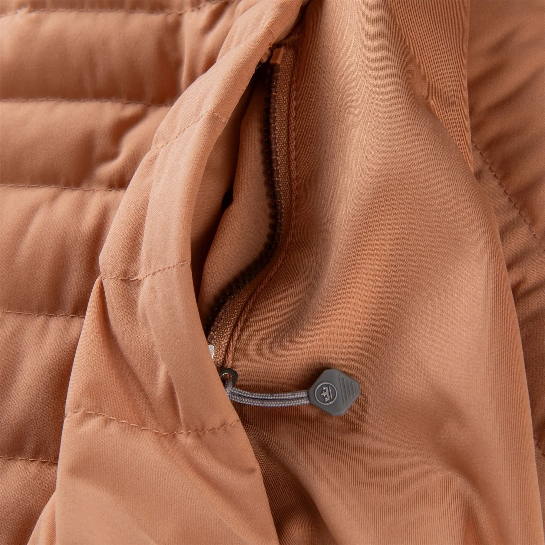 Womens Fuse Hybrid Vest Camel - AW23