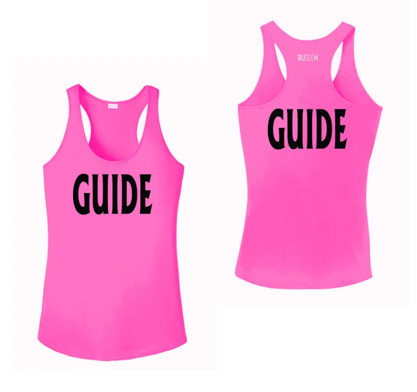 Women's GUIDE Tank Top - Reflective or Black Text