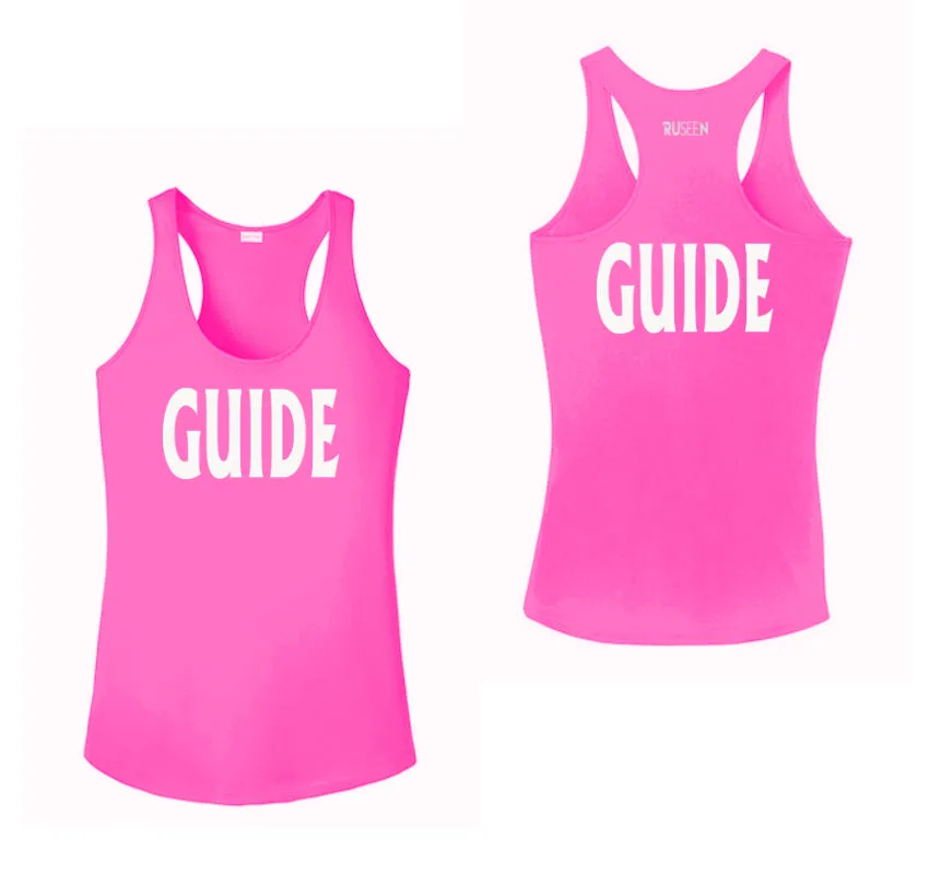 Women's GUIDE Tank Top - Reflective or Black Text