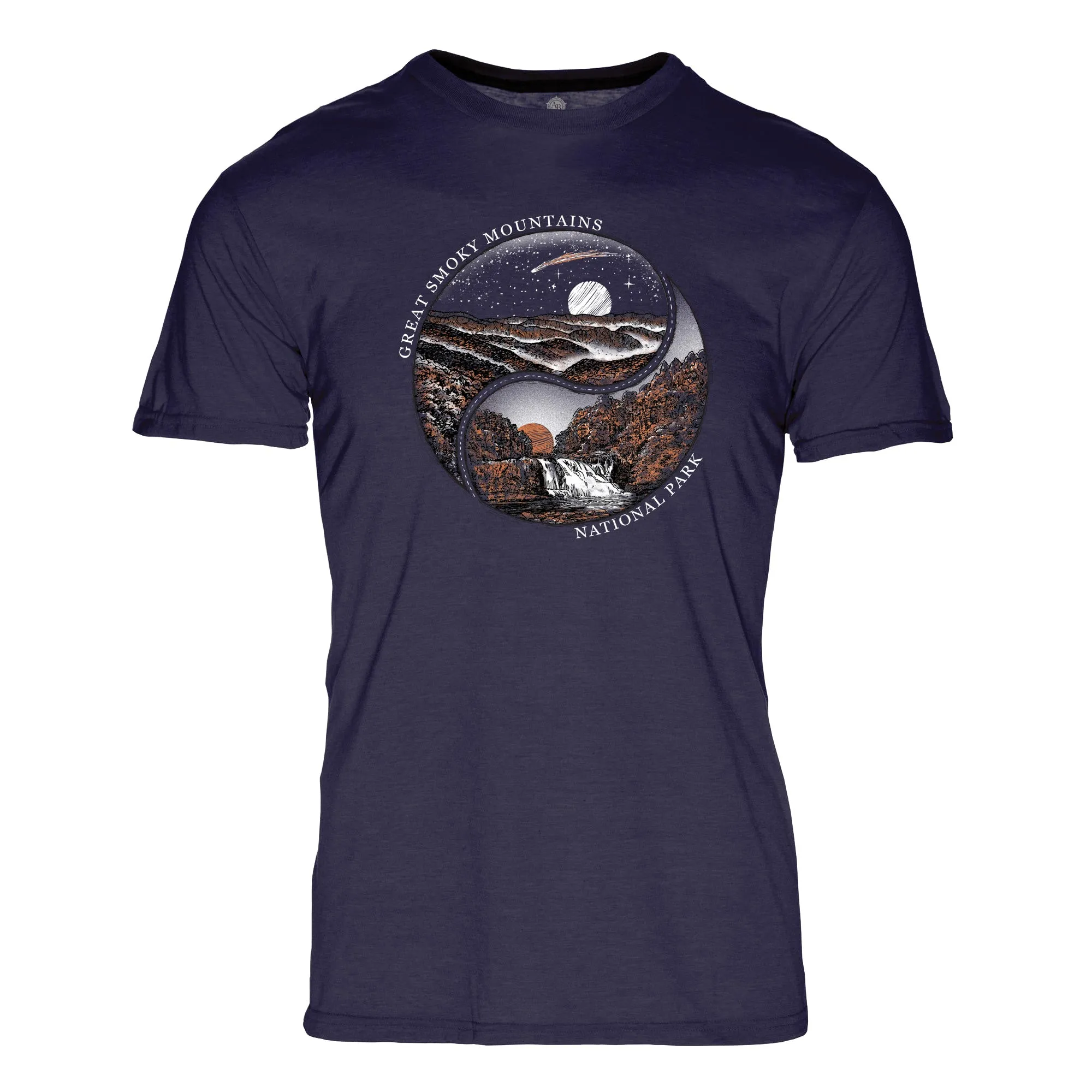 Yin Yang Great Smoky Mountains National Park REPREVE® Crew T-Shirt